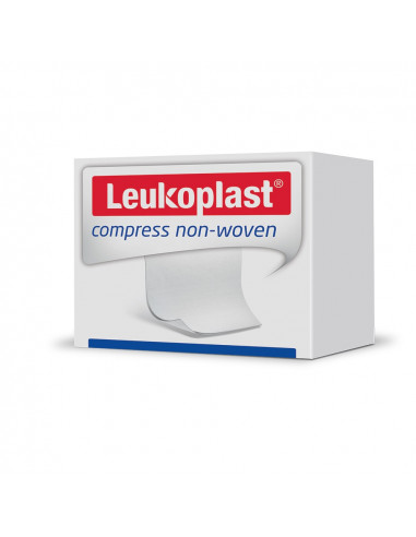 Leukoplast Compress NW sterylny kompres z gazy 6-warstwowy 10x10 cm 25 sztuk