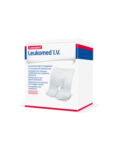 Leukomed IV infuuspleisters 6 x 8 cm 50 stuks