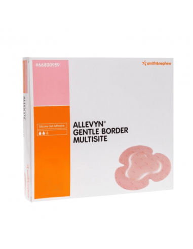 Allevyn Gentle Border Multisite Foam Dressing 17,1 x 17,9 cm 10 kosov