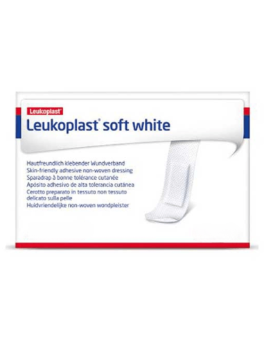 Leukoplast Soft Blanc 1,9 x 7,2 cm 100 pièces