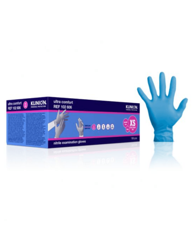 Klinion Ultra Comfort Nitrilhandschuhe Blau 150 Stück