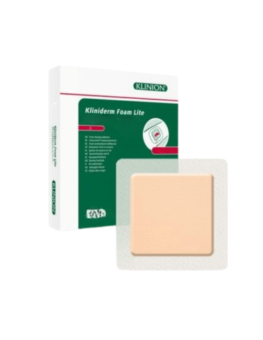 Kliniderm Lite Foam Border Cerotto in schiuma di silicone 7,5 x 7,5 cm 5 pezzi