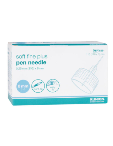 Иглы для игл Klinion KDC Soft Fine PLUS 31G 8 мм 110 штук