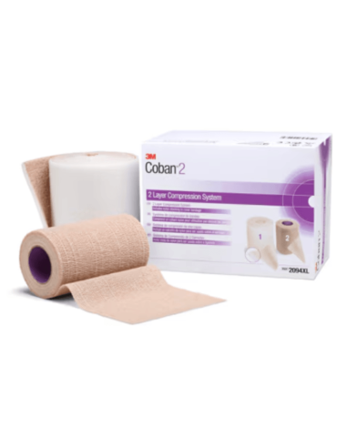 3M Coban 2-vrstvový kompresný systém 10 cm x 4,5 m