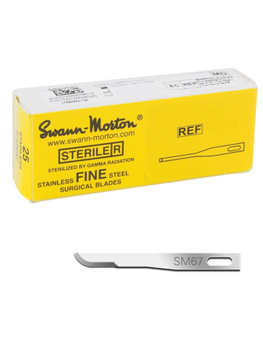Swann Morton SM67 fijne steriele scalpelmesjes 25 stuks