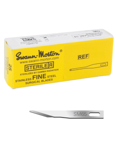 Swann Morton SM65 fijne steriele scalpelmesjes 25 stuks