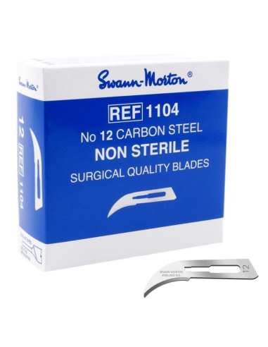 Swann Morton Carbon Nr. 12 niet steriele mesjes 100 stuks