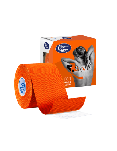 Fita kinesio CureTape Classic Laranja 5 cm x 5 m