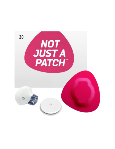 Cerotto sensore per diabete Not Just A Patch rosa 20 pezzi