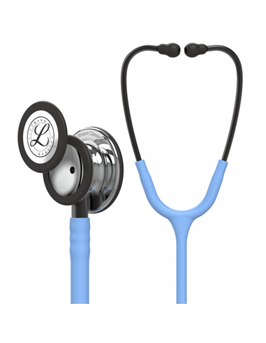 Littmann Classic III Stethoskop 5959 Spiegelbruststück, himmelblauer Schlauch, Rauchsäule und Rauchkopfhörer, 69