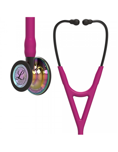 kupi, naroči, Naprsni del stetoskopa Littmann Cardiology IV z visoko sijajnim prelivajočim se zaključkom, cevka v barvi maline